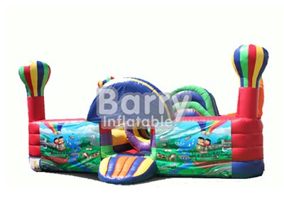 Hot Air Balloon Toddler Unit , Inflatable Playground For Toddler BY-IP-001